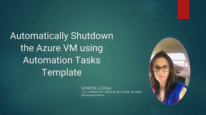 Automatically Shutdown the Azure VM using Automation Tasks Template