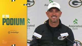 Matt LaFleur: ‘The energy’s been outstanding’ in the lead-up to the playoffs