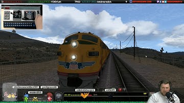 First Career Trip with Train Simulator 2017 & RailDriver