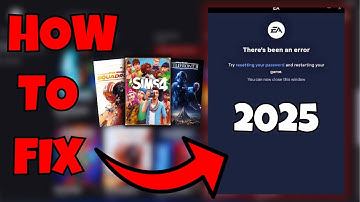 HOW TO "FIX" EA APP ERROR | try resetting your password and restarting your game | 100% WORKING 2025