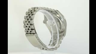 1985 Rolex Datejust Swiss Automatic Stainless Steel Watch #16014 36MM Quickset - 31285