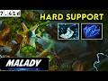 Malady Treant Protector Hard Support - Dota 2 Patch 7.41d Pro Gameplay