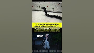 NASA’s Snake Robot to Explore Saturn’s Icy Moon? 🐍🪐 | IDEONIC