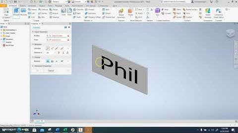 basic keychain in inventor