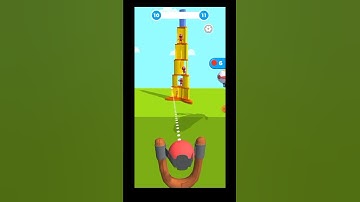 Slingshot Smash 🦑🥷🦑 All Levels Gameplay Android,ios,shots#shorts