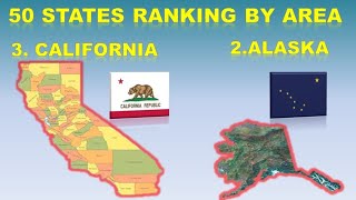 American States Ranking By Area.