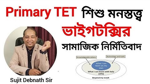 Social Constructivism theory of Vigotsky | ভাইগটক্সির সামাজিক নির্মিতিবাদ | Primary TET