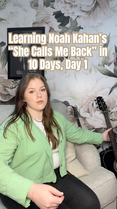 Today I started learning Noah Kahan’s “She Calls Me Back” #musician #upcomingmusician #noahkahan