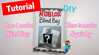 Roblox Blind Bag tutorial 🤖 ￼How to make a blind bag #paper #papercraft  #squishy #diy #unboxing
