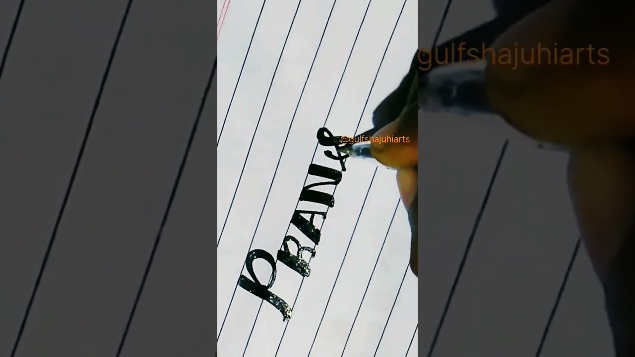 how to write pranshi name in writing ❤️
