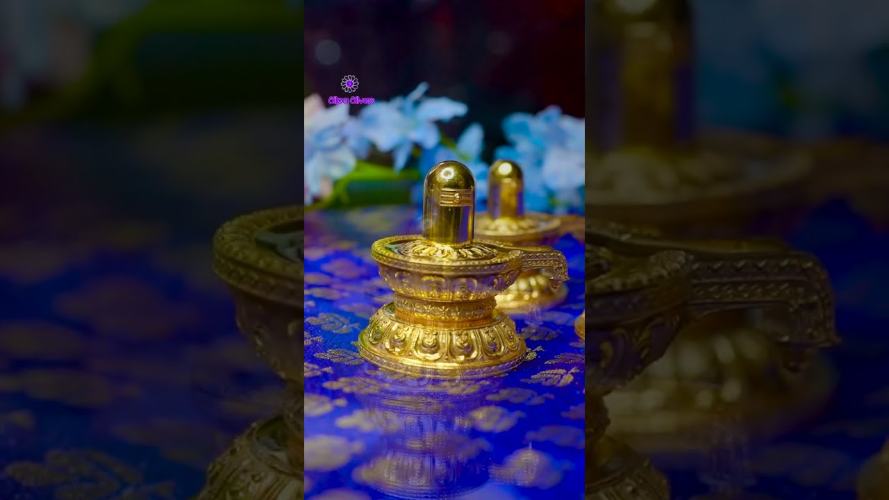 Pure Gold Shiva Lingam