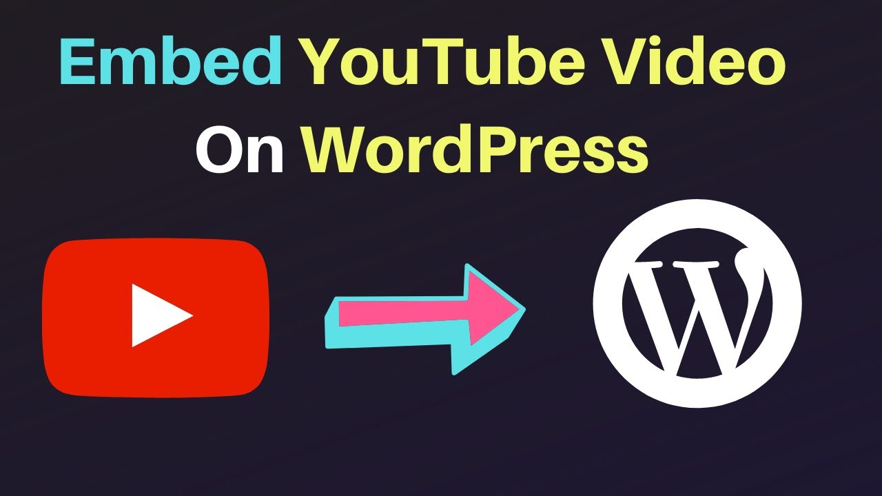 How to Embed YouTube video on WordPress Website | WordPress Tutorial ...