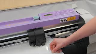 How to perform a test with || Mimaki CG PLotter