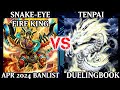 Snakeeye fire king vs tenpai  high rated  dueling book