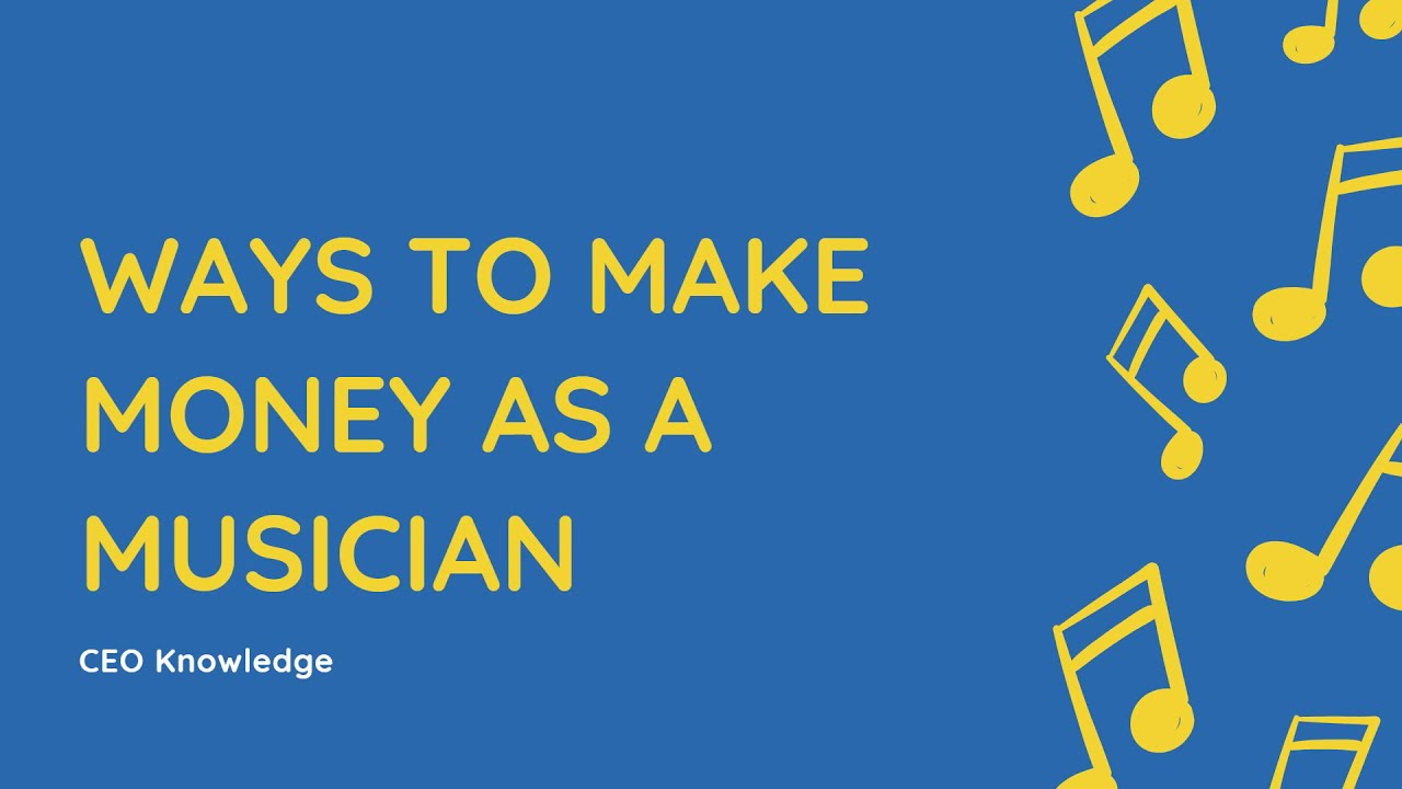 How to Make Money in the Music Industry 20 Ways to Make Money as a