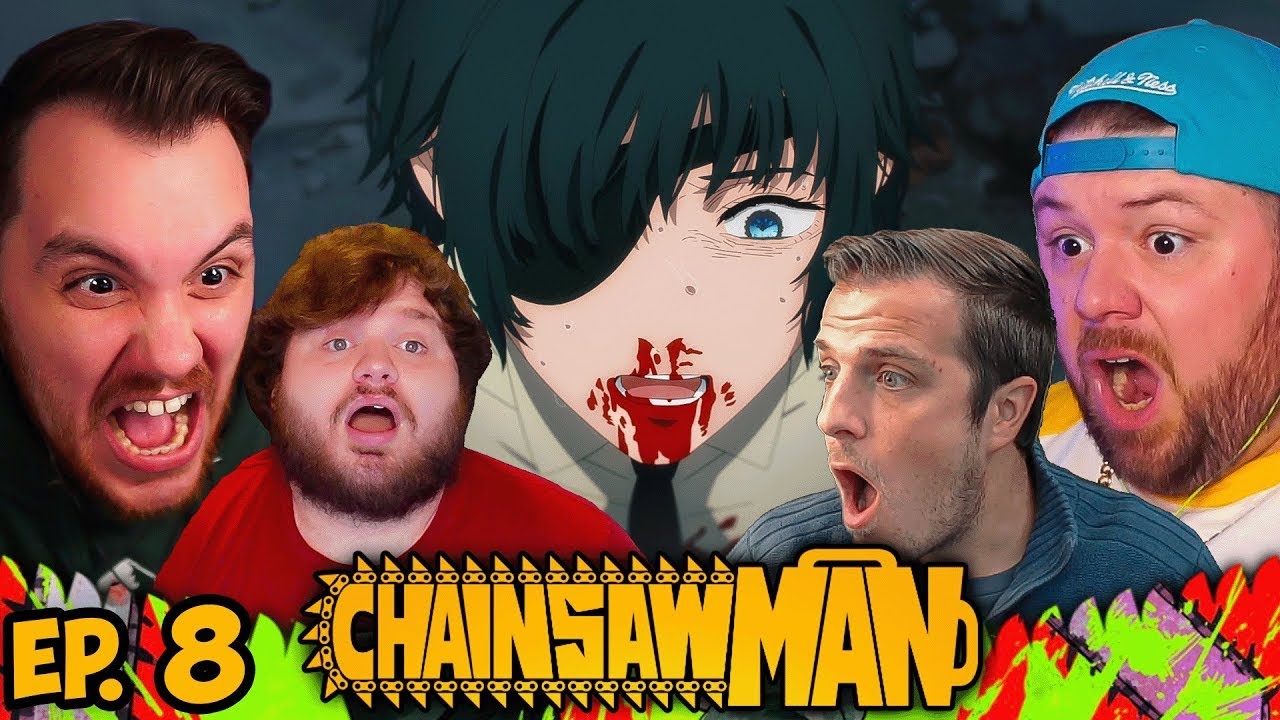  Chainsaw Man Episode 8 Group Reaction | Gun Fire