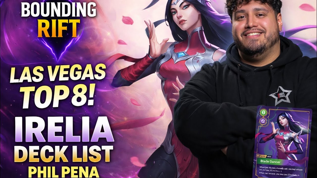 Phil Pena Top 8  Best Of Irelia Las Vegas Riftbound Regional Decklist #riftbound #spiritforged 