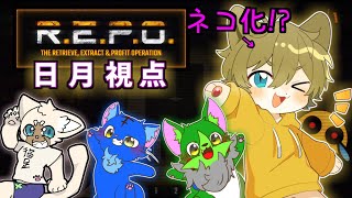 【今回だけ日月はネコさん！？？(日月視点)】日月(陽)のホラーコラボ配信【#repo   part5】