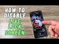 So Deaktivieren Sie Den LIVE LOCK BILDSCHIRM Auf Motorola So Deaktivieren Sie Den LIVE LOCK BILDSCHIRM Auf Motorola