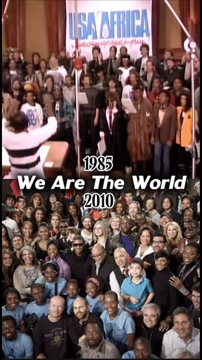 Download lagu We Are The World. 1985 vs 2010. πΆβ€οΈπ₯π₯π