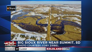 A Look At The Big Sioux River Near Summit