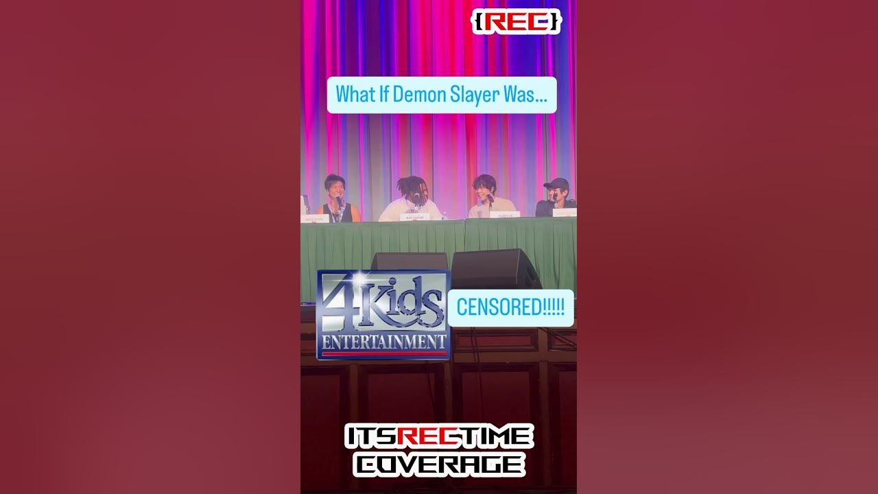 What If Demon Slayer Was…4Kids CENSORED!!!??? #Shorts
