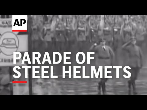 Berlin Sees Parade Of Steel Helmets - Sound