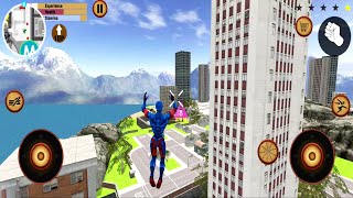 Mutant Spider Hero Miami Rope hero Game Gameplay Walkthrough Part 1 (IOS/Android) screenshot 2