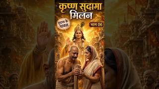 सुदामा की अनोखी भेंट 🥹 Krishna Sudama Milan | Part 06 #shreekrishna #drama #shorts