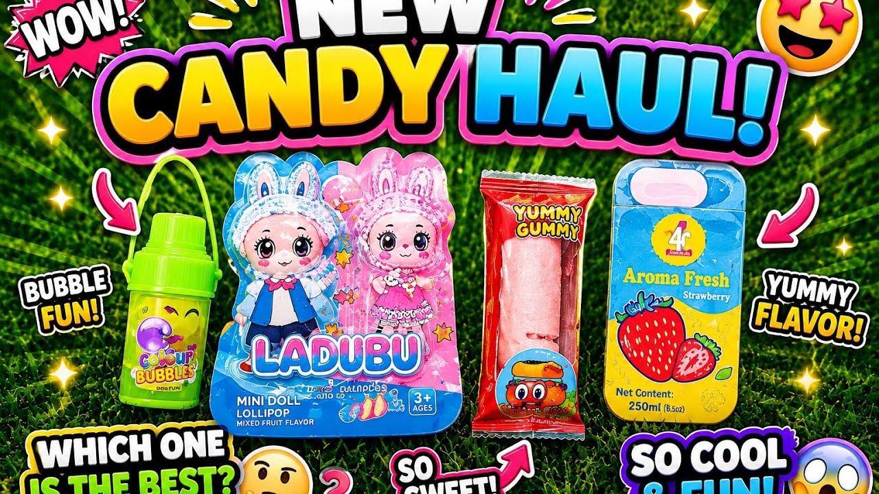 🍬 Trying Viral Candy Snacks! Which One Is The Best? 🤯#asmrsleep