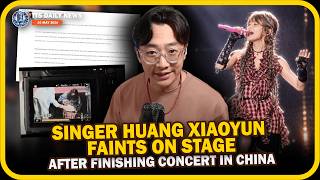 Penyanyi Pop Tiongkok Huang Xiaoyun Pingsan di Panggung Setelah Menyelesaikan Konser