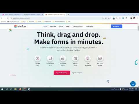 MetForm WordPress Plugin Overview | Drag and drop. Make forms in minutes.