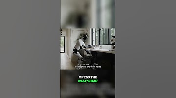 Robot Solves Chores with AI: Mind-Blowing Shared Learning! #shorts