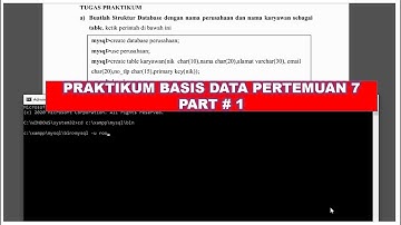 PRAKTIKUM BASIS DATA PERTEMUAN 7 PART # 1