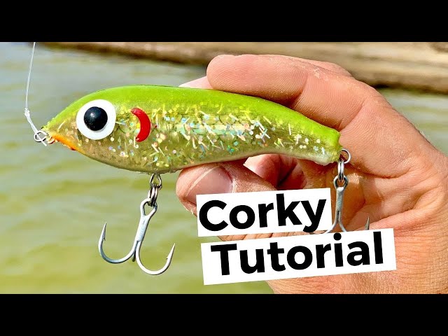 fishing corky lures Coastal Marsh "Corky" Fat Boy Original Tackle Addict Copied by many Corky Floating FatBoy