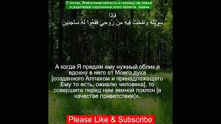 Коран Сура Аль-Хиджр | 15:29 | Чтение Корана с русским переводом| Quran Translation in Russian