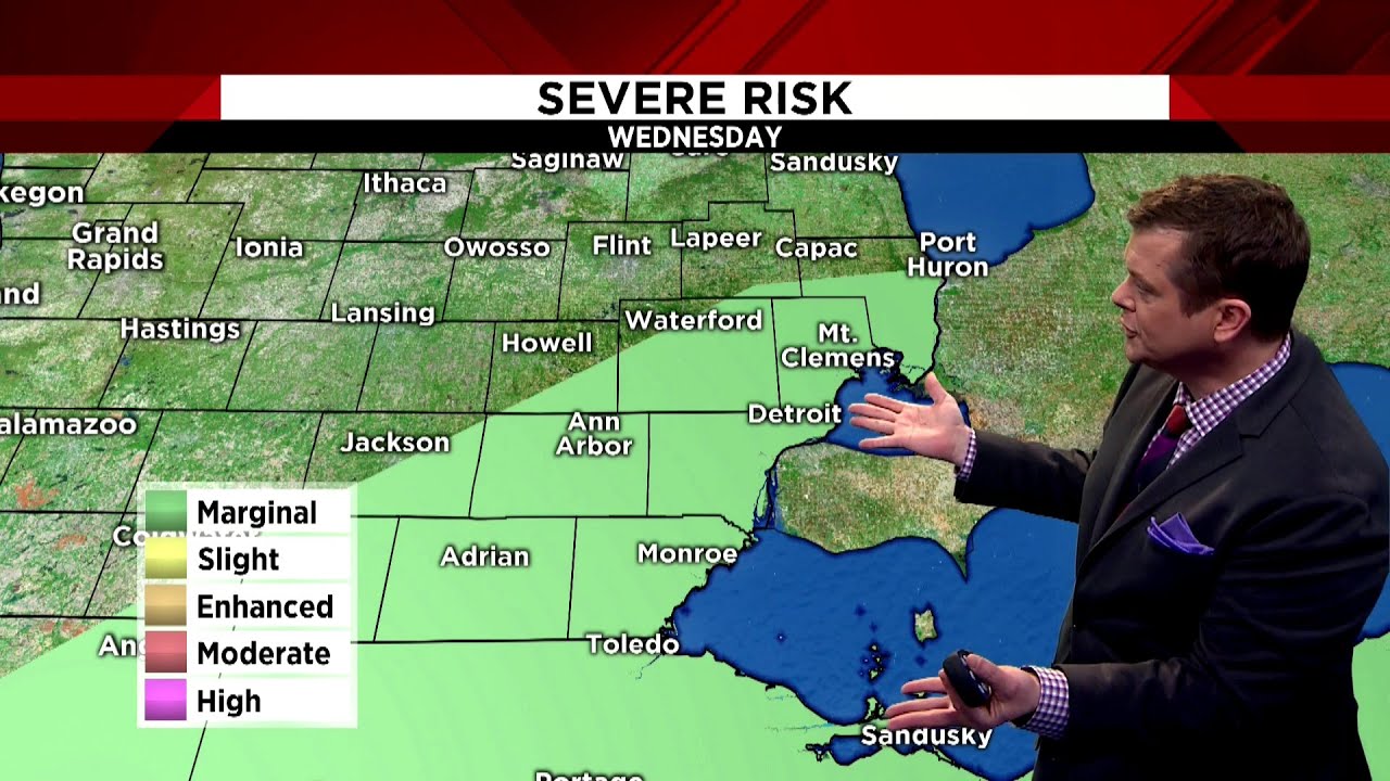 Metro Detroit weather forecast for May 1, 2019 -- 8 a.m. update - YouTube