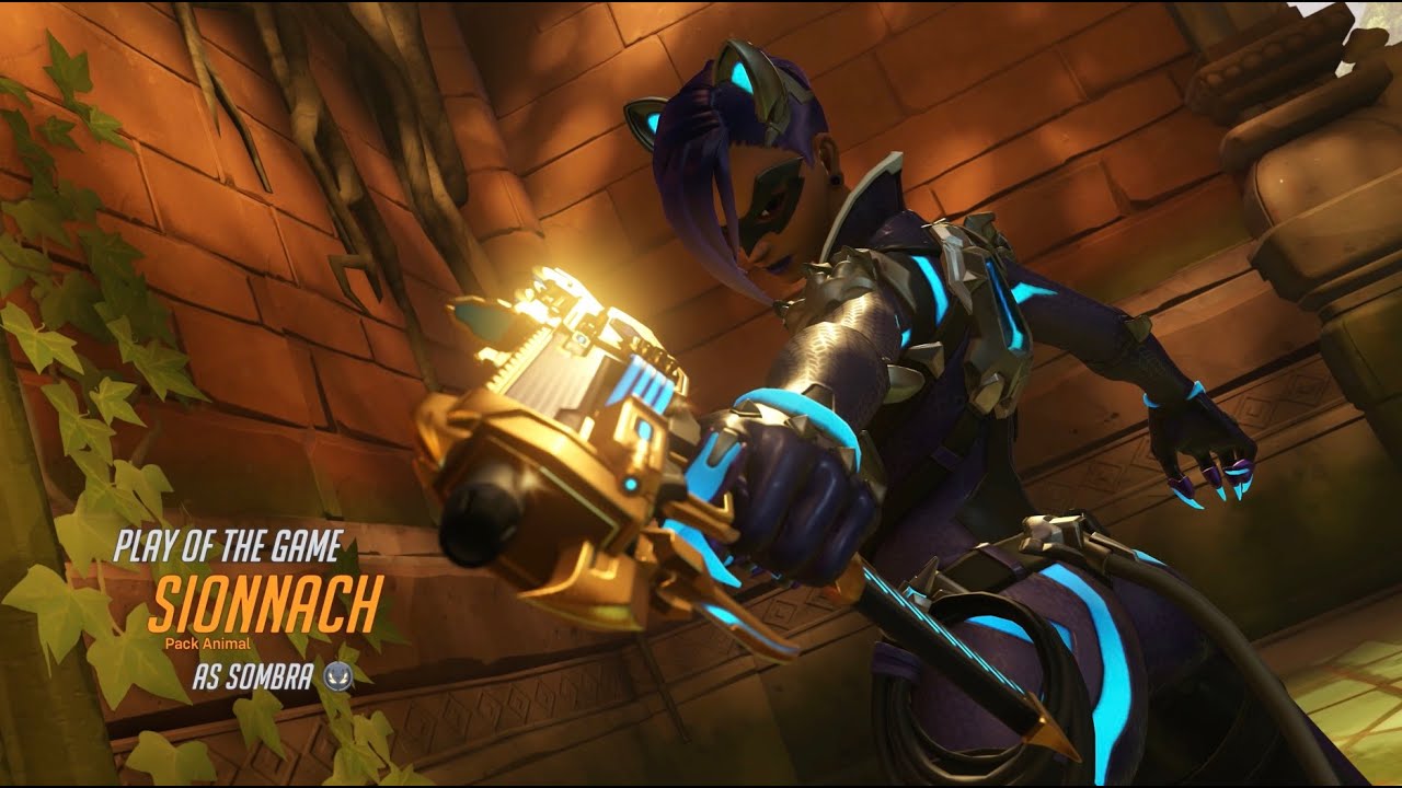 Sombra Game Winning Machine Pistol Four Kills In a Row - YouTube