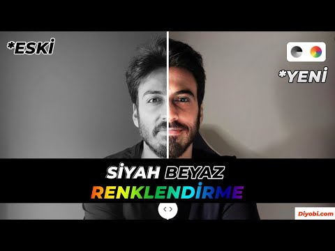 SİYAH BEYAZ FOTOĞRAFI RENKLENDİRME! (Siyah Beyaz Resmi Renklendirme Nasıl Yapılır?) PROGRAMSIZ!