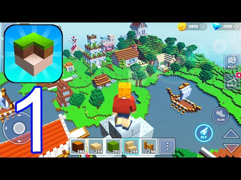 MiniCraft: Blocky Craft 2021 - Gameplay Walkthrough Part 1 (iOS, Android)