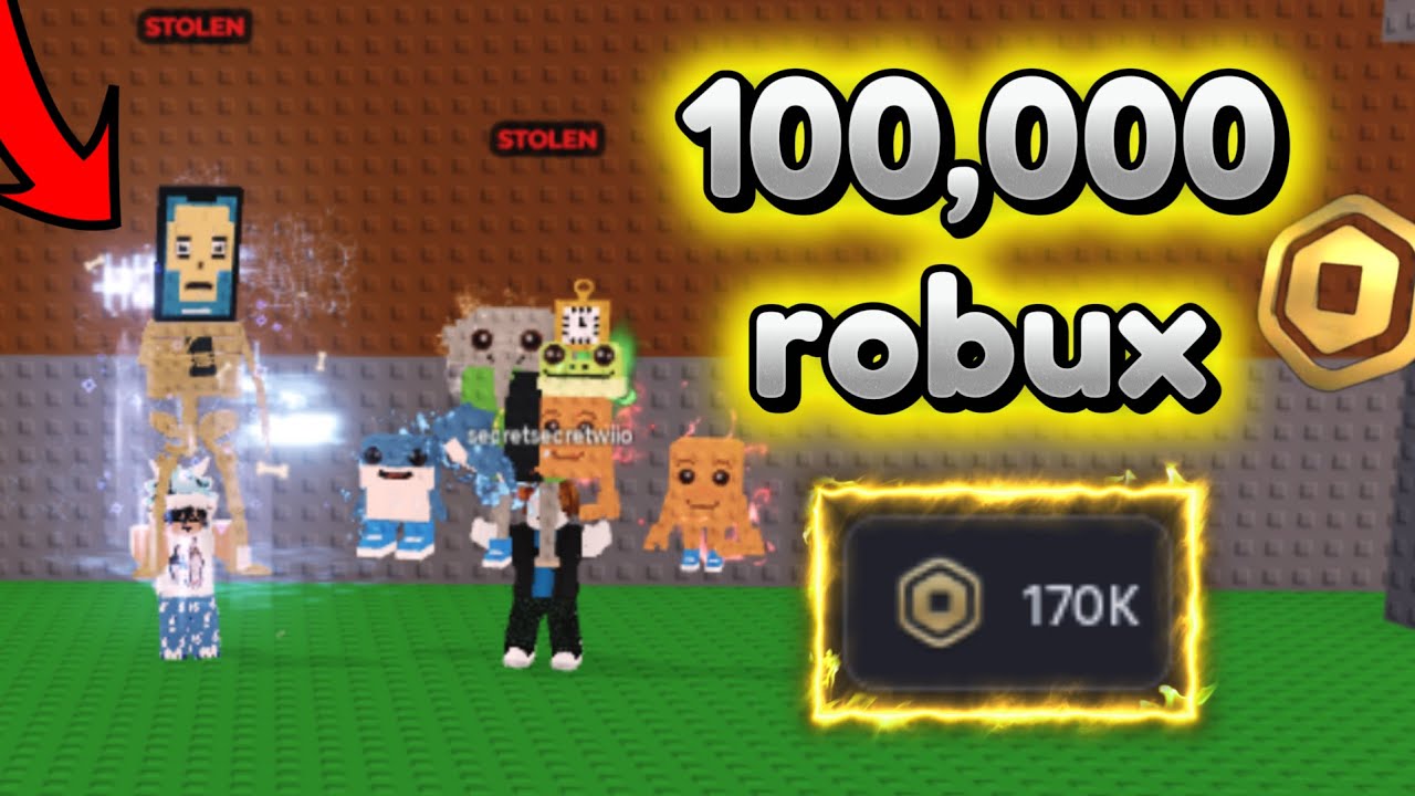 I Spent 100,000 ROBUX Stealing Secrets In Steal A Brainrot! - YouTube