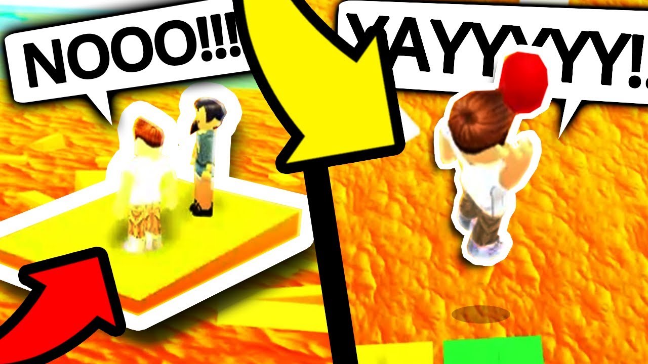 FLOOR IS LAVA CHALLENGE IN ROBLOX!
