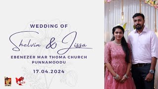 WEDDING CEREMONY | SHELVIN & JISSA | EBENEZER MAR THOMA CHURCH PUNNAMOODU | 17.04.24 | DSMC TV