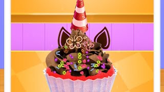 Sweet Unicorn cupcakes maker || cake maker || cooking game || android gameplay screenshot 2
