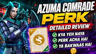 Is this new adventure perk good or not 🤔 - Azuma Comrade perk detailed Review + Testing - SF3
