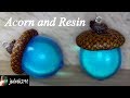 How to make a PENDANT. Acorn and Resin. DIY