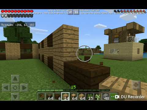 Выживание # 6 строим забор для пентхауса в Minecraft