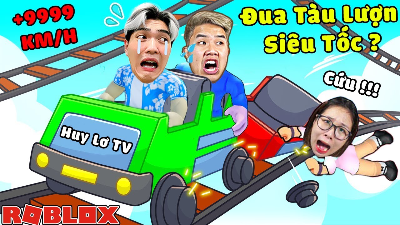 bqThanh Bị Huy Lơ & Ốc Cho Hít Khói Trong Cuộc Đua Tàu Lượn Siêu Tốc Cao 1000M Cực Nguy Hiểm ?