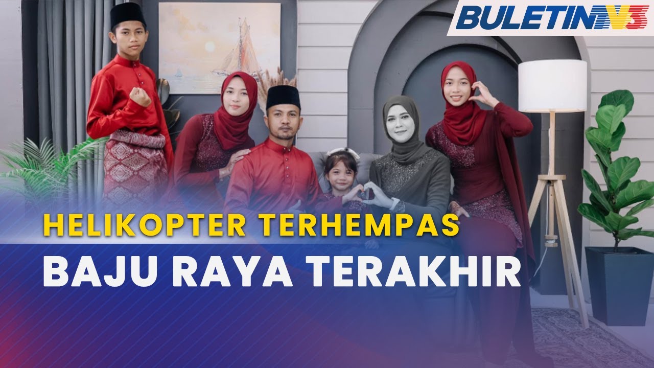 HELIKOPTER TERHEMPAS | Baju Raya Terakhir Ibu Jadi Kenangan Anak Kembar