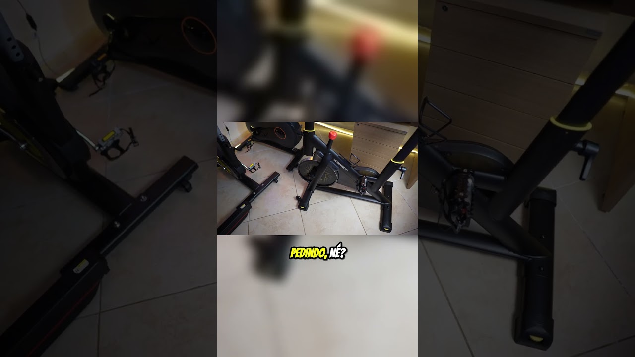 Minha nova bicicleta spinning é surreal